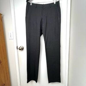 Bonobos Stretch Italian Wool Dress Pant 34/36 Brown/Black Career Professional